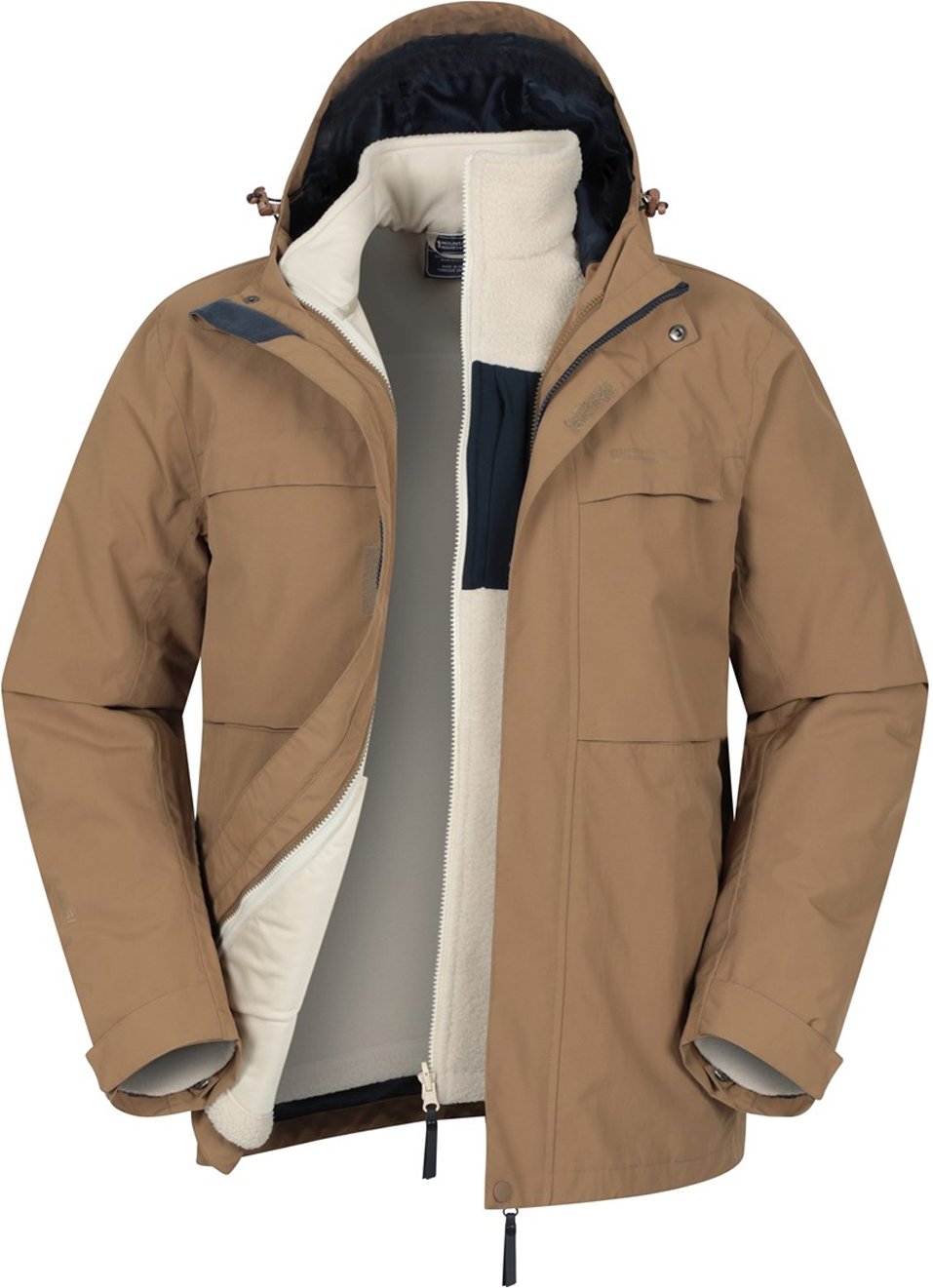 Mountain Warehouse - "Maple" Jacke, wasserfest für Herren (Hellbraun)
