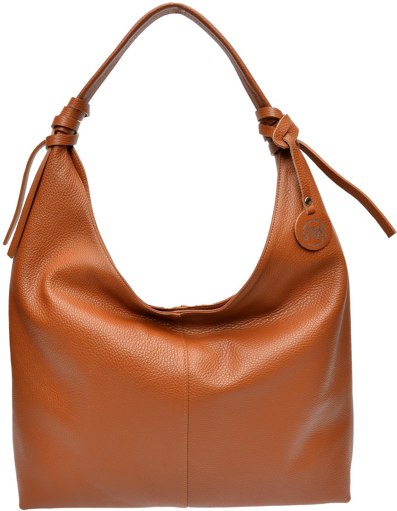 Roberta M Braune Leder Tasche
