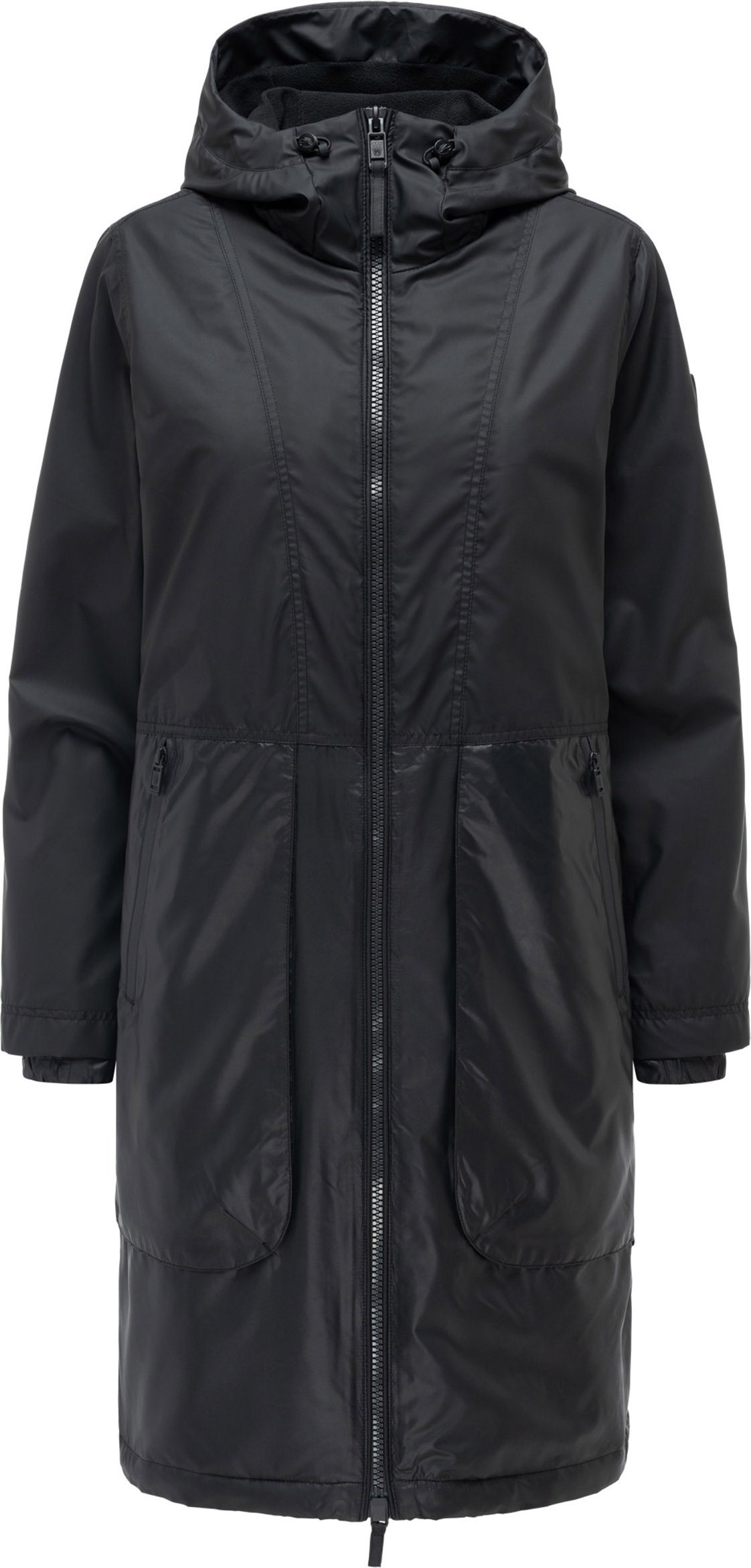 Navahoo Damen Parka Übergangsjacke Edelumhang mit Kapuze