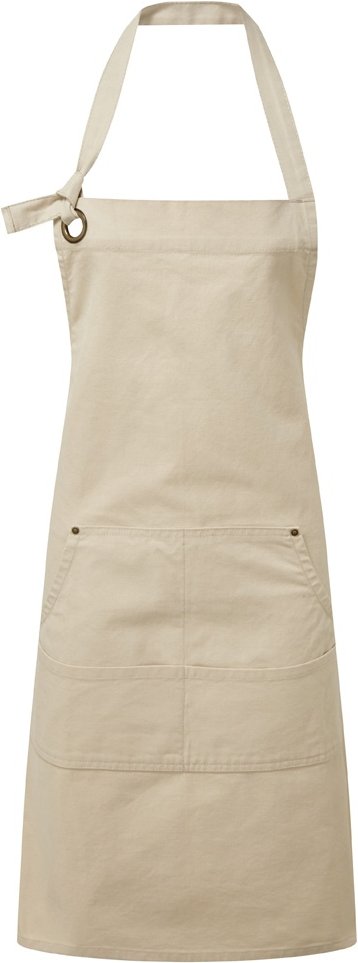 Premier Calibre Taschenschürze aus schwerem Canvas (natürlich)