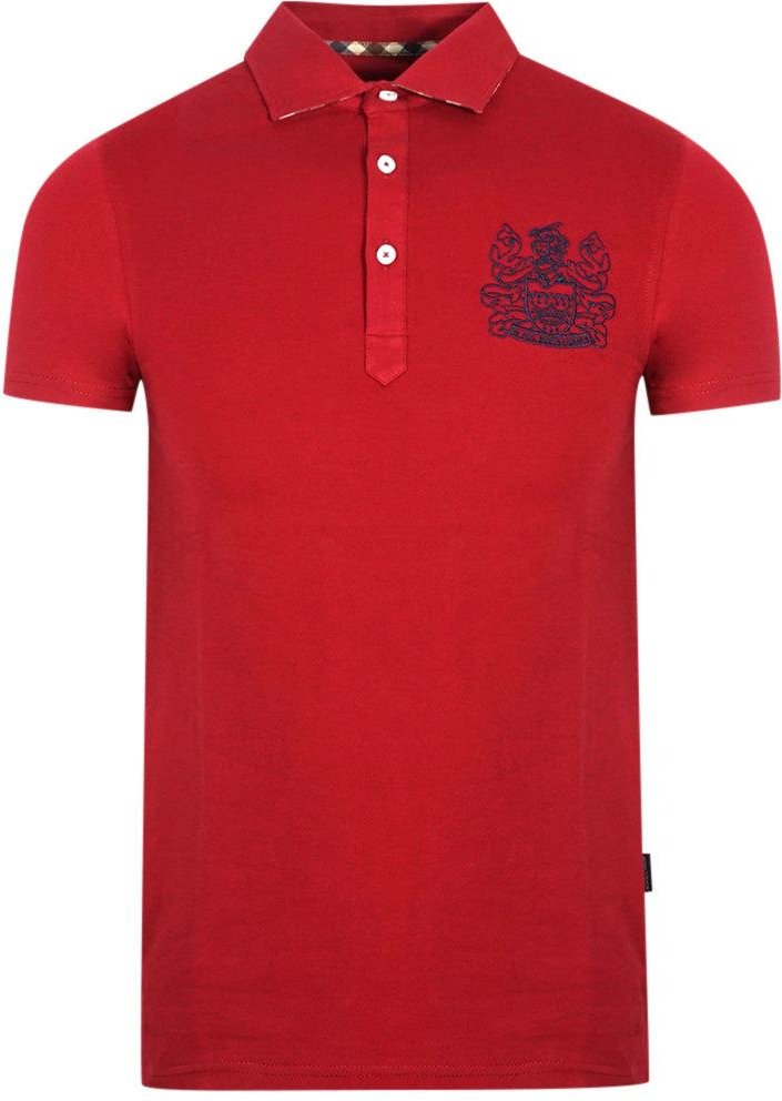 Aquascutum - "Aldis" Poloshirt für Herren/Damen Unisex (Rot)