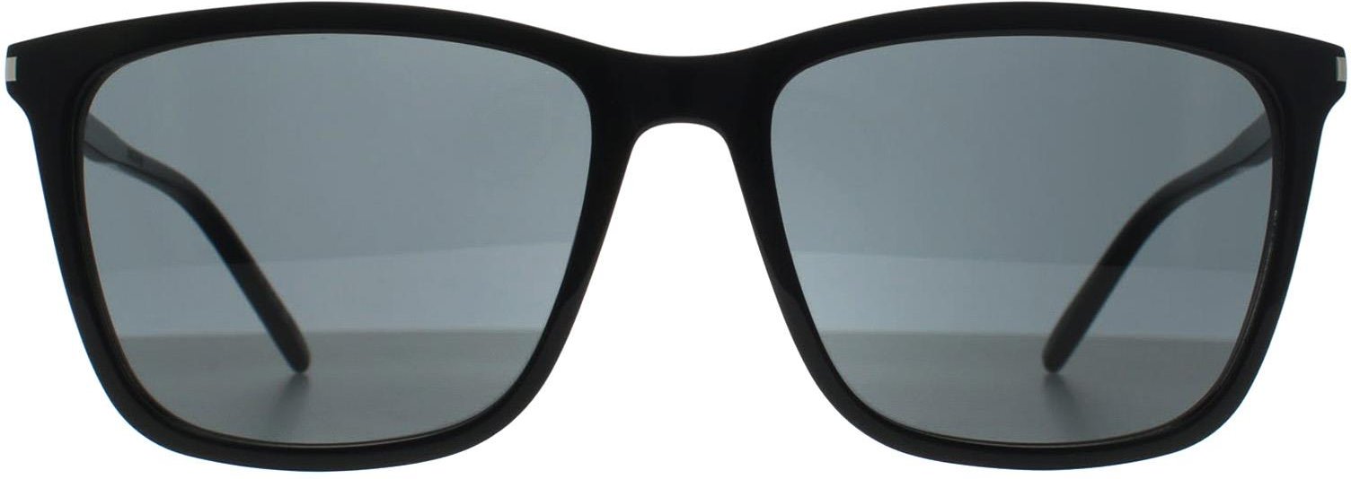 Saint Laurent Square Damen Glänzend Schwarz Grau SL 851