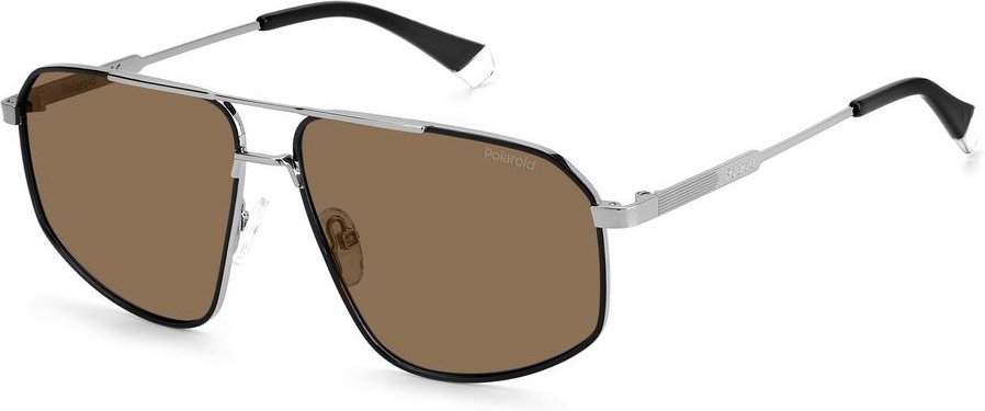 Zweifarbige Edelstahl-Sonnenbrille