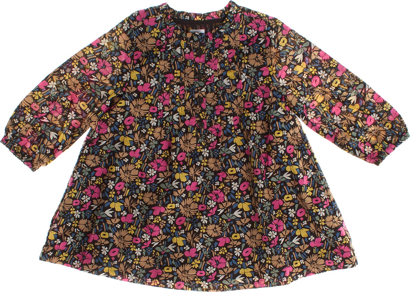 Langärmliges Bohemian-Kleid 453751 Mädchen