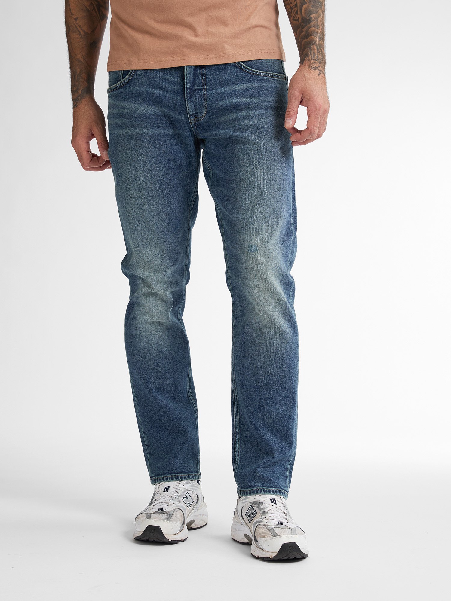 Petrol Industries - Russel Tapered Fit Denim Gatorview Herren - Blau