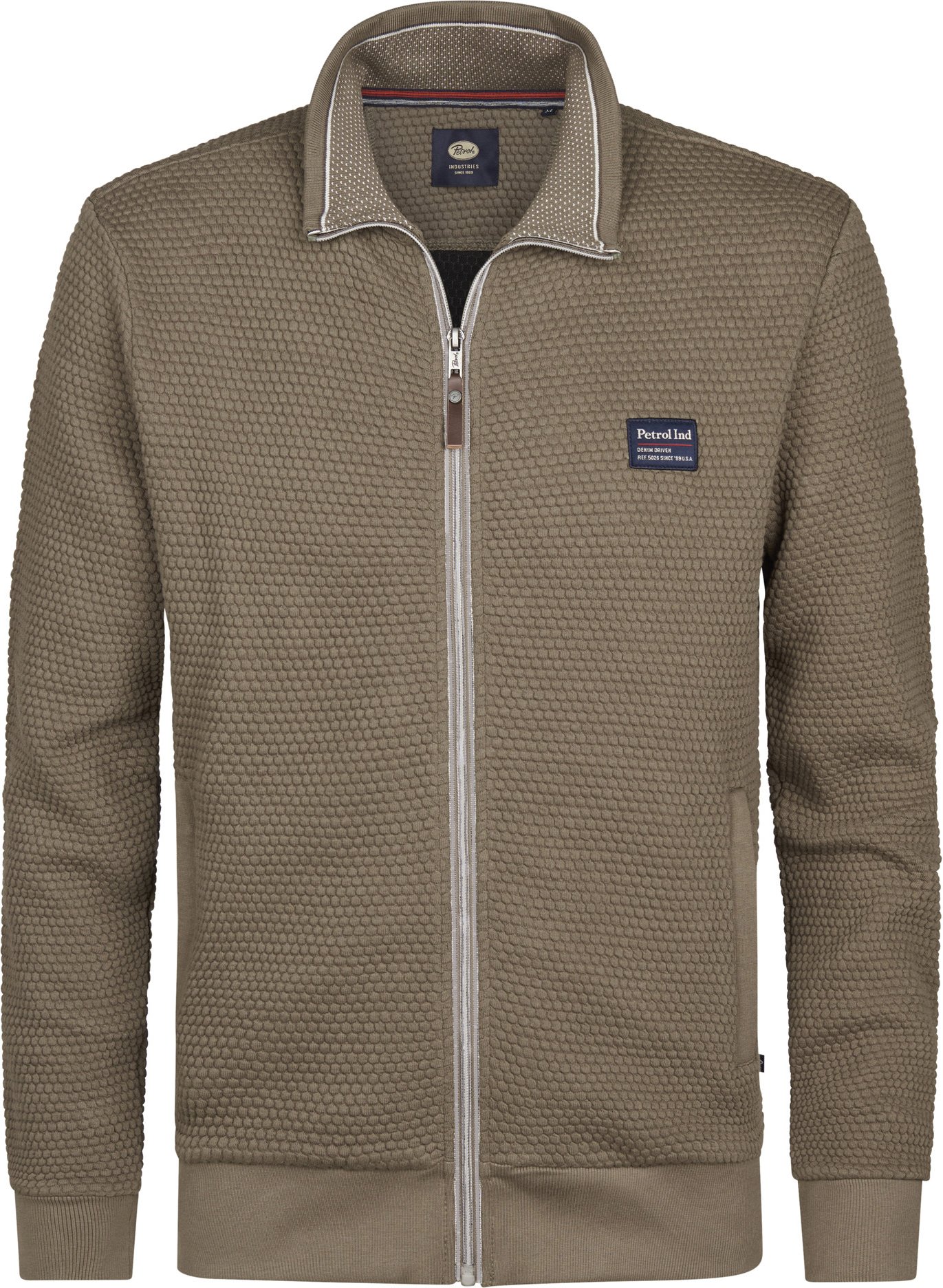 Petrol Industries - Gerippte Strickjacke Kenai Herren