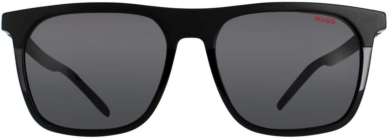 Thumbnail - Hugo by Hugo Boss Rectangle Mens Matte Schwarz Grau Blau HG 1086/S