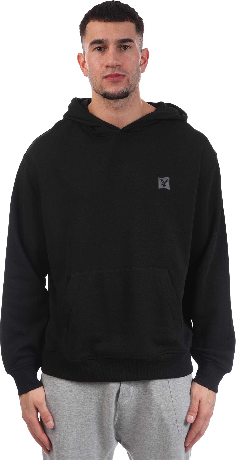 Lyle & Scott - Hoodie zum Überziehen für Herren (Samtschwarz)