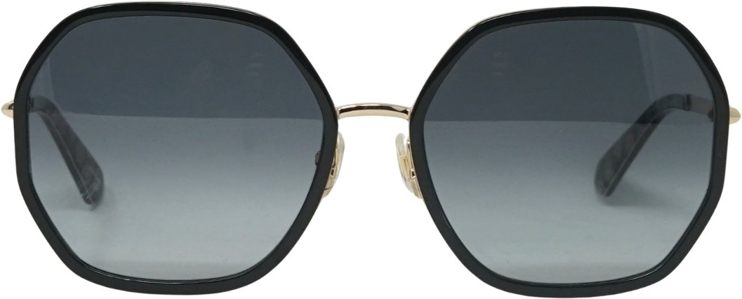 Kate Spade NICOLA/G/S RHL Schwarz Gold Sonnenbrille