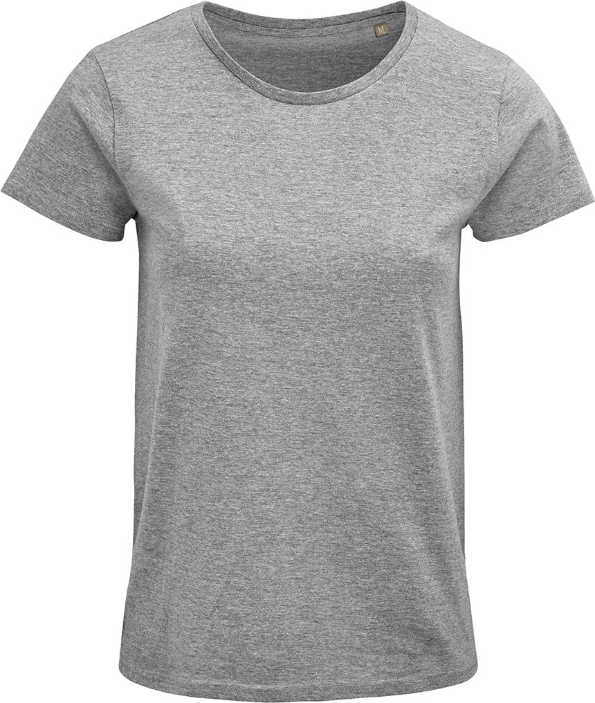Thumbnail - SOLS - "Crusader" T-Shirt Baumwolle aus biologischem Anbau für Damen (Grau)