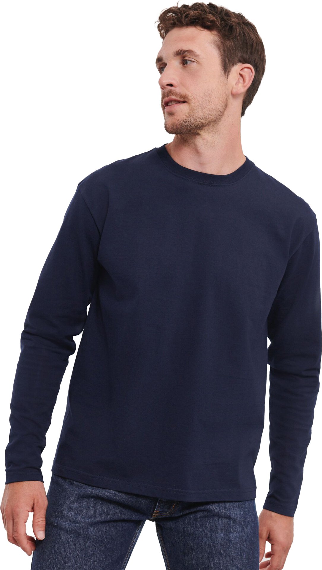 Russell Herren T-Shirt mit langen Ärmeln (French Navy)