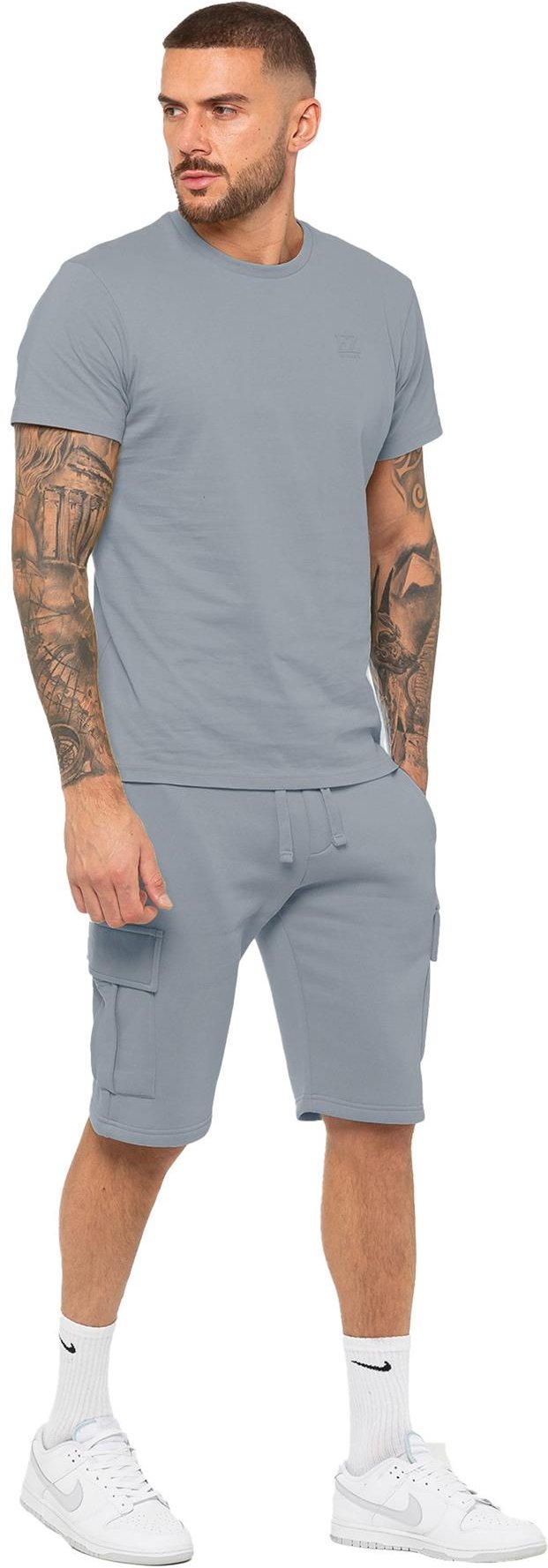 Enzo | Herren T-Shirt-Trainingsanzug mit Shorts Set