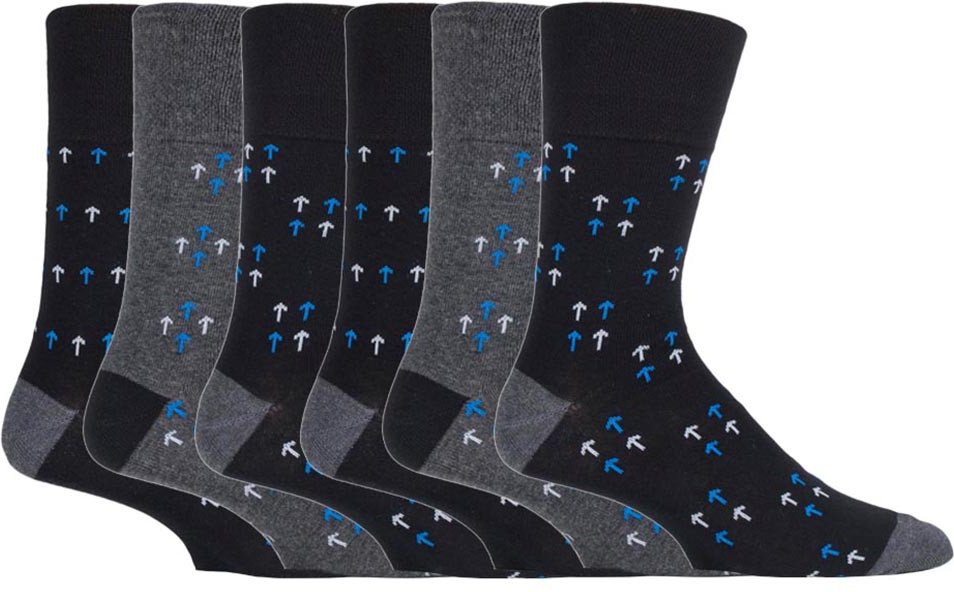 Gentle Grip - 6 Paar Herren Gentle Grip Nicht elastische Socken - SOMRJ553