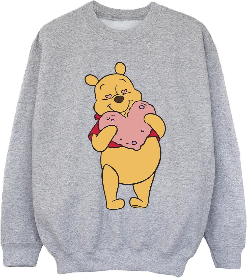 Disney - "Winnie The Pooh Heart Eyes" Sweatshirt für Mädchen (Grau)