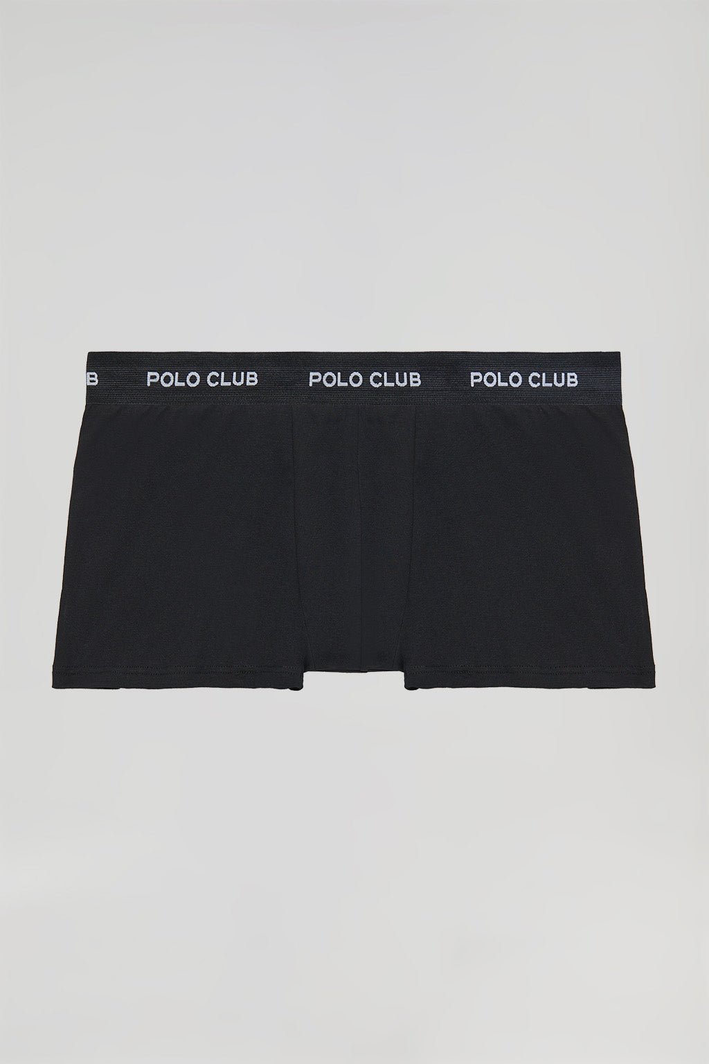 Pack mit drei Boxershorts schwarz mit Polo Club Logo