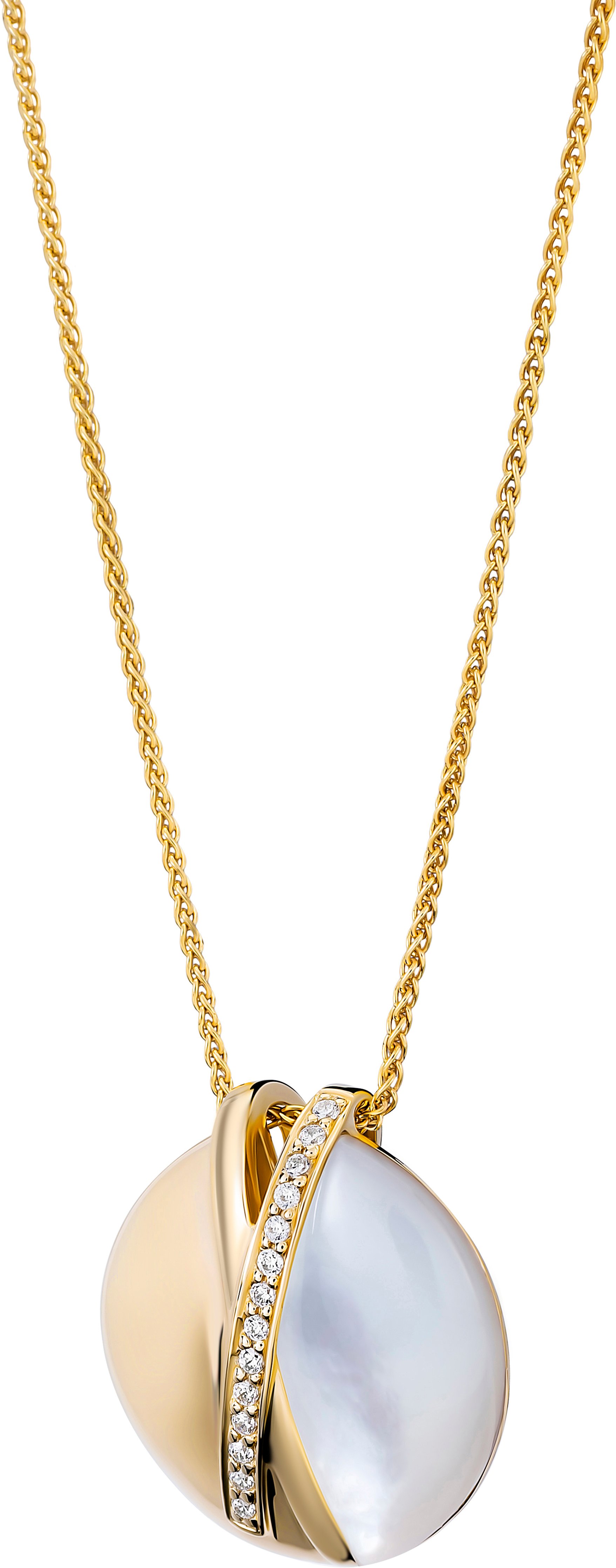 Orphelia 'Moragene' Damenkette mit Anhänger aus 925er Sterlingsilber – Gold ZH-7506/G