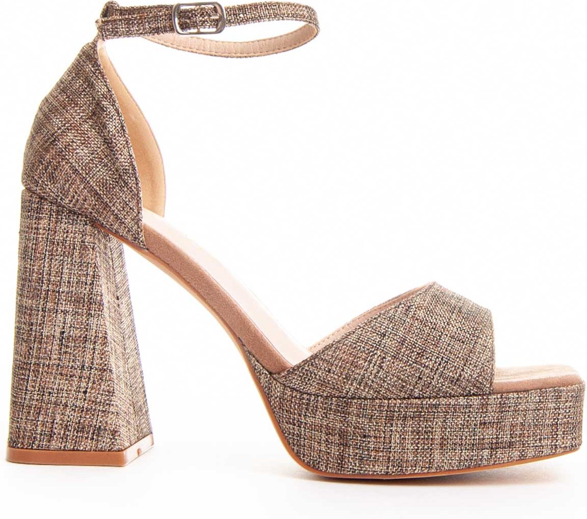 Montevita Absatzsandale Festsand7 in Braun