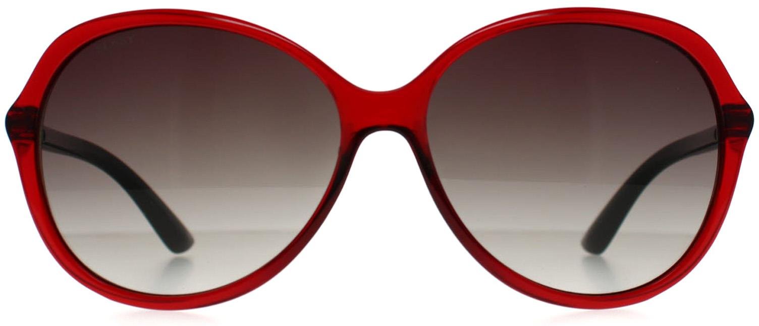 Thumbnail - Seksy N2809 B Sonnenbrille mit transparentem burgunderfarbenem Rauchverlauf