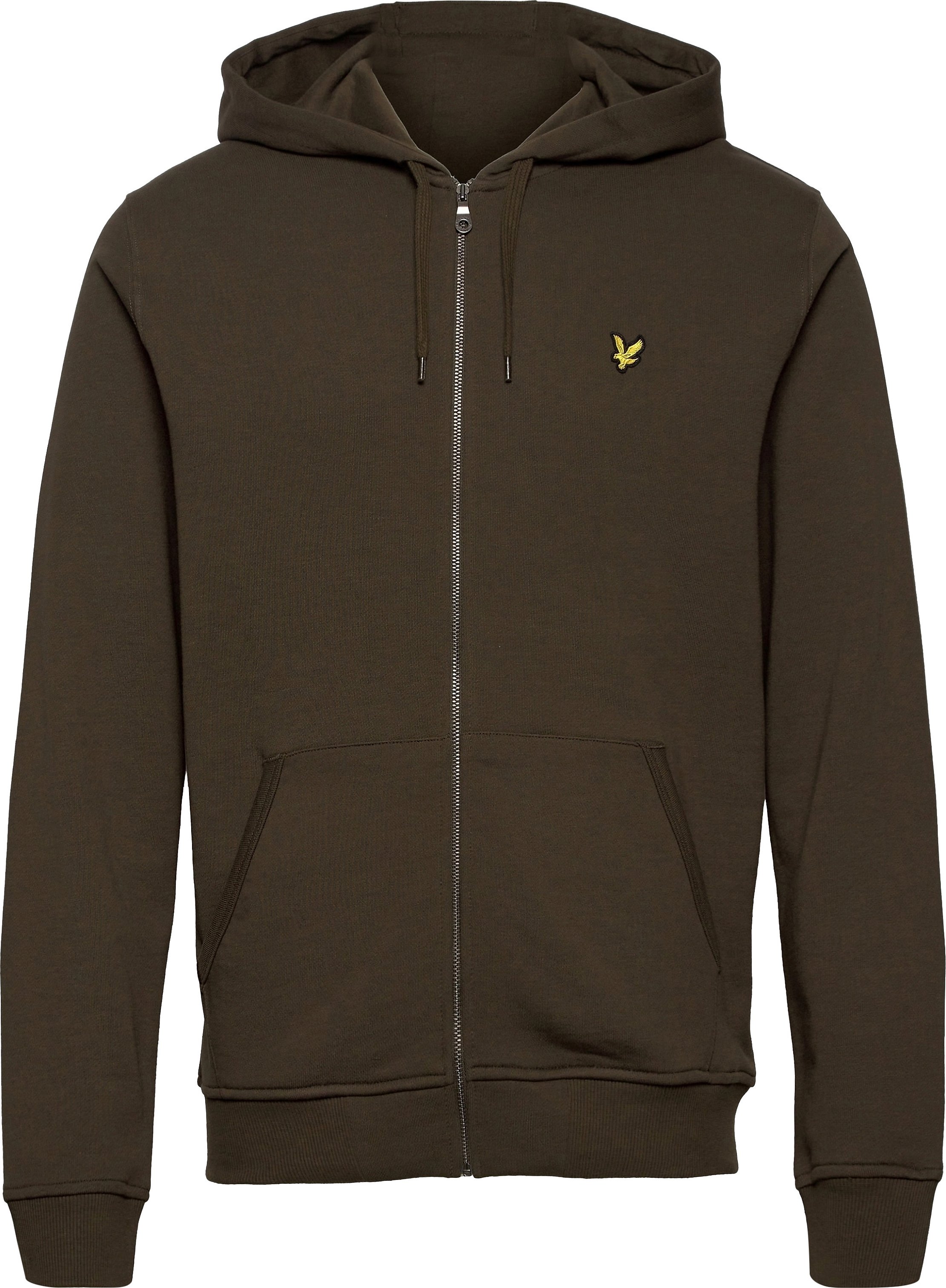 Lyle & Scott Kapuzenpullover mit Reißverschluss in Olive