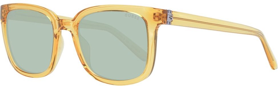 Gu7760 Ambergrün Quadratische Sonnenbrille