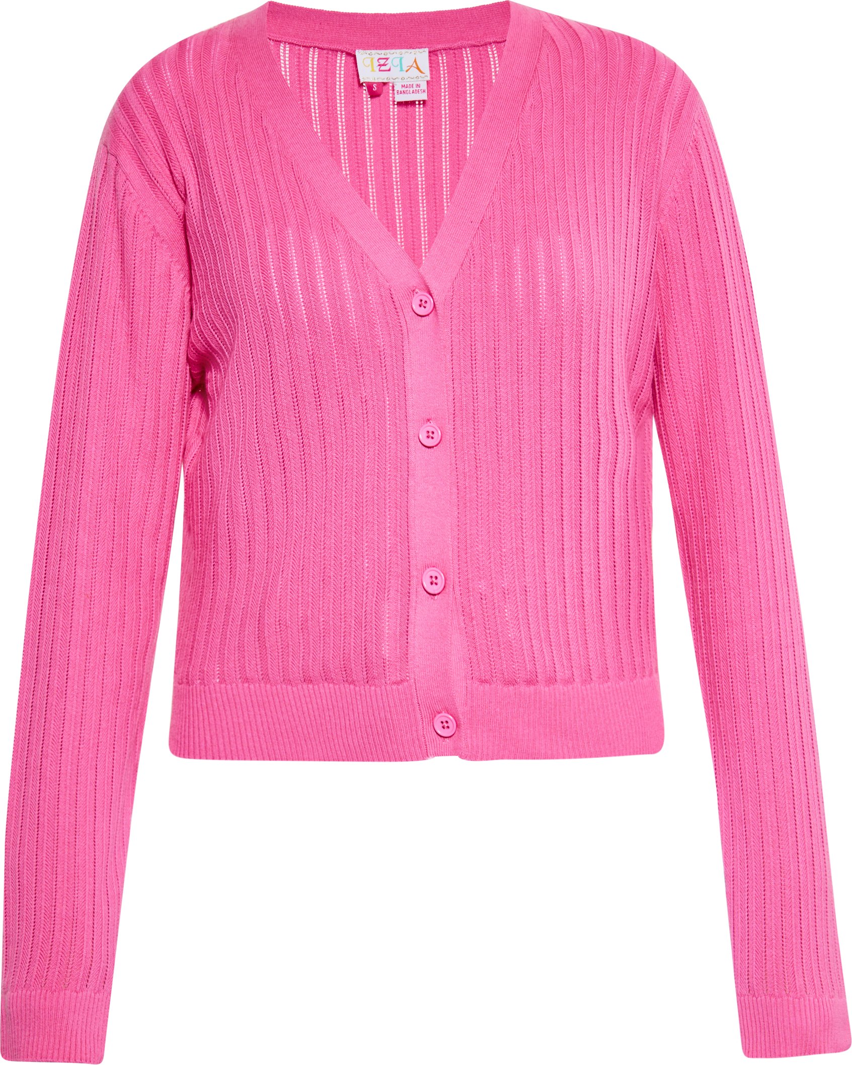 IZIA Strickjacke Damen Rosa