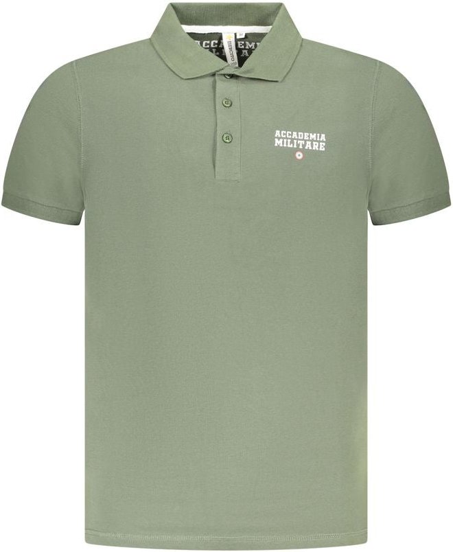 Accademia Militare Verde Baumwolle Herren Polo