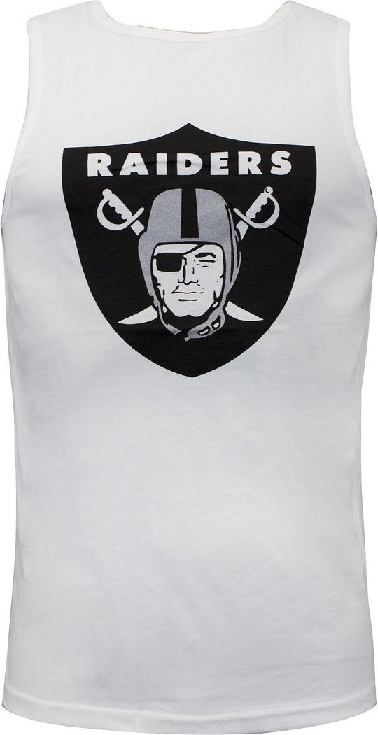 Fanatics Oakland Raiders Herren-Weste, weiß