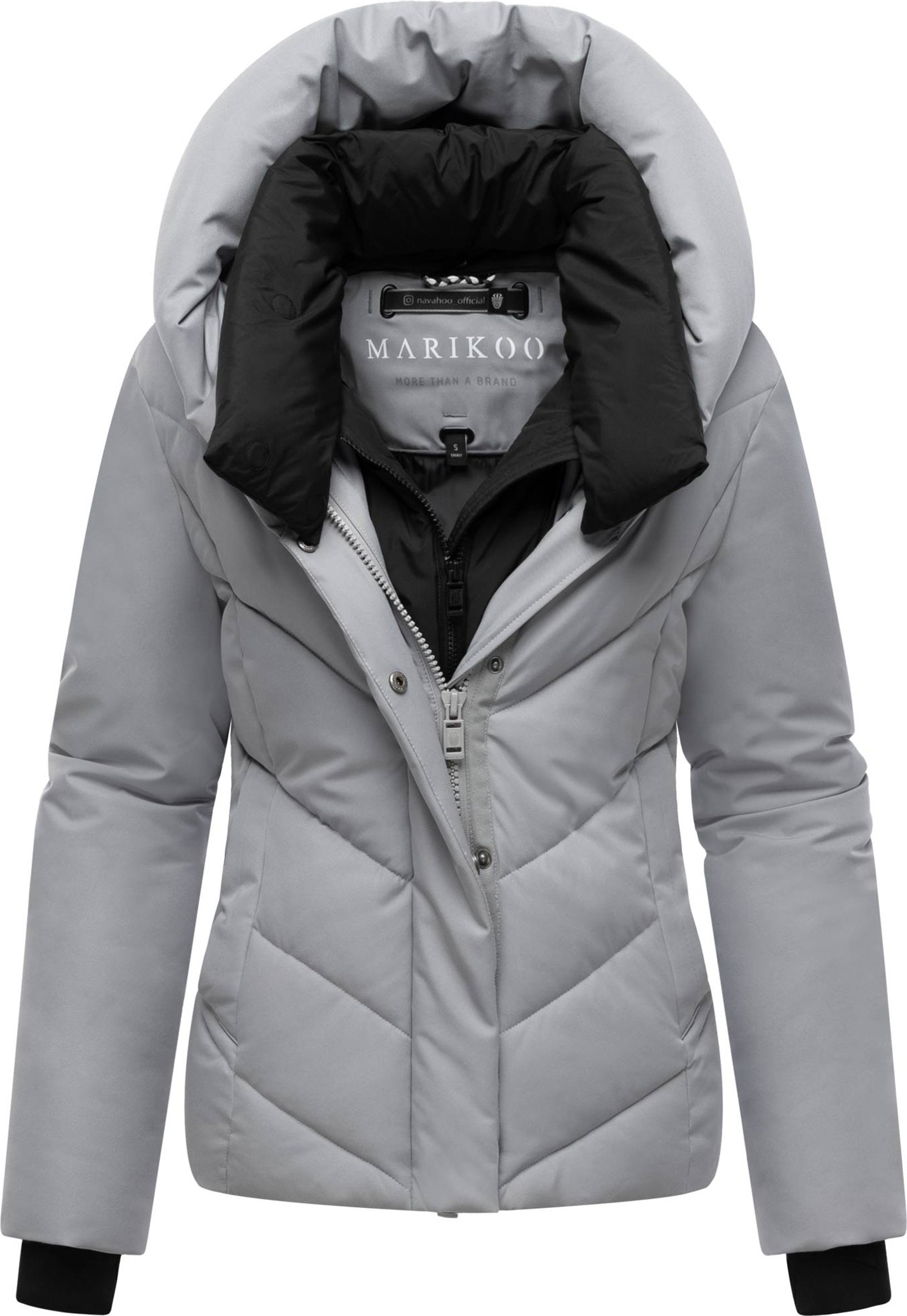 Marikoo Damen Wintersteppjacke Nadiraa mit 2-in-1-Design & Kapuze