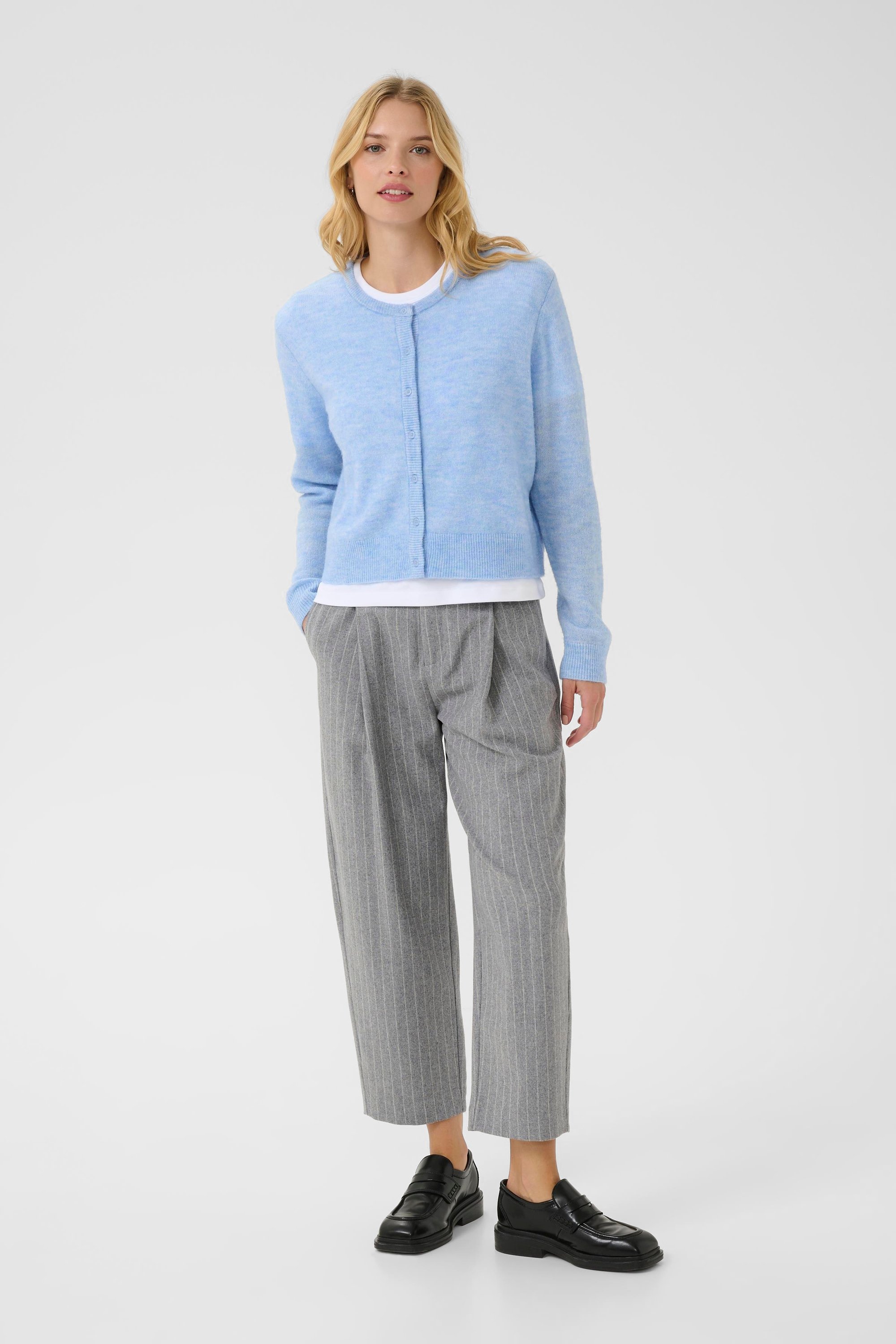 Strickjacke LinikaPW Gerade Passform blue