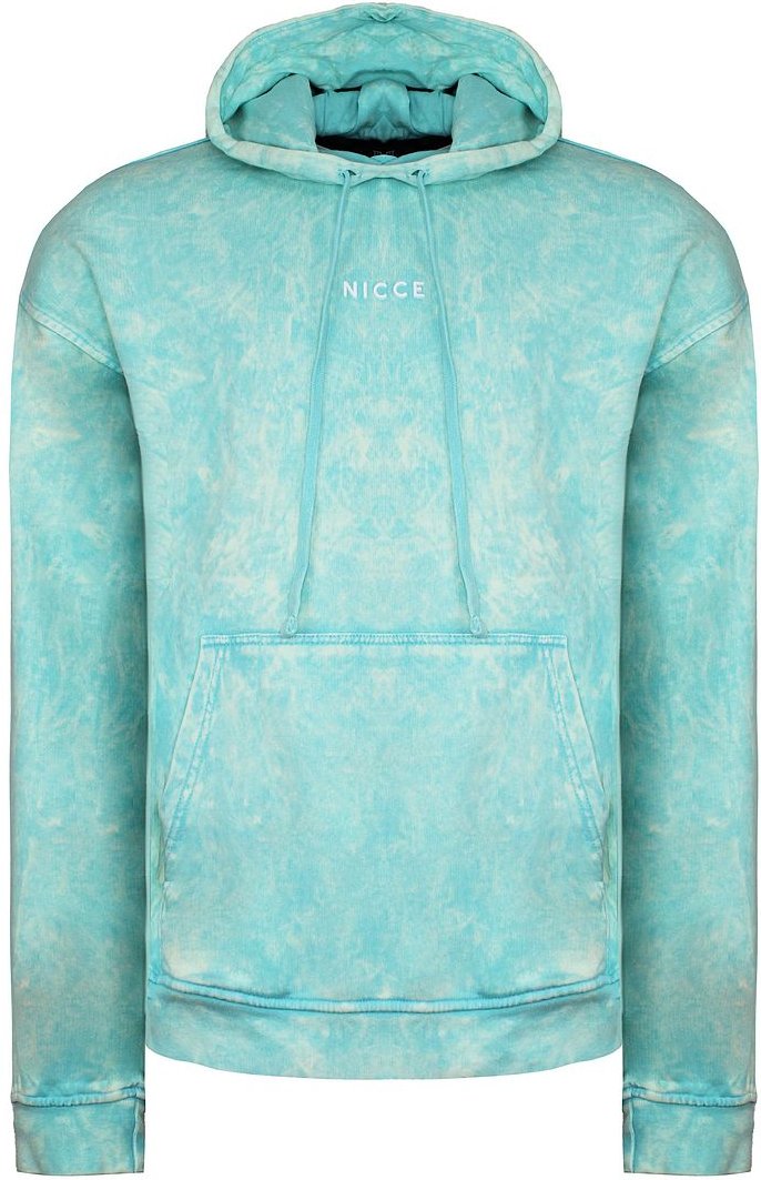 Nicce Cala Womens Aqua Blue Übergroßer Hoodie