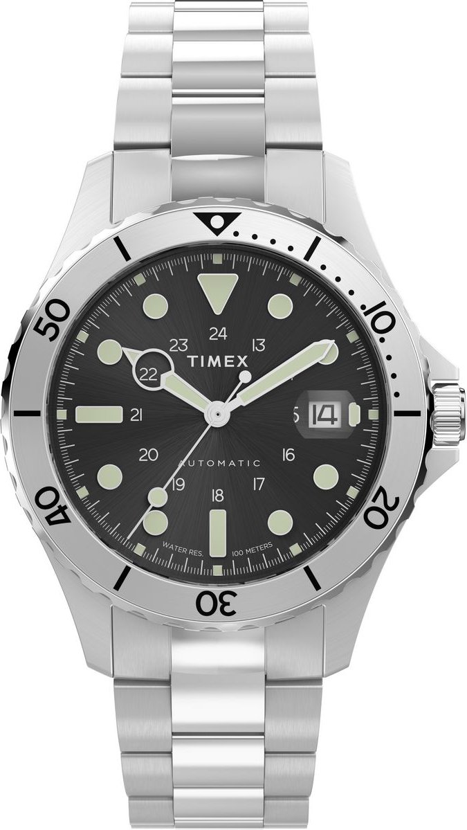 Timex Navi Silber Herren Armbanduhr TW2Y15300
