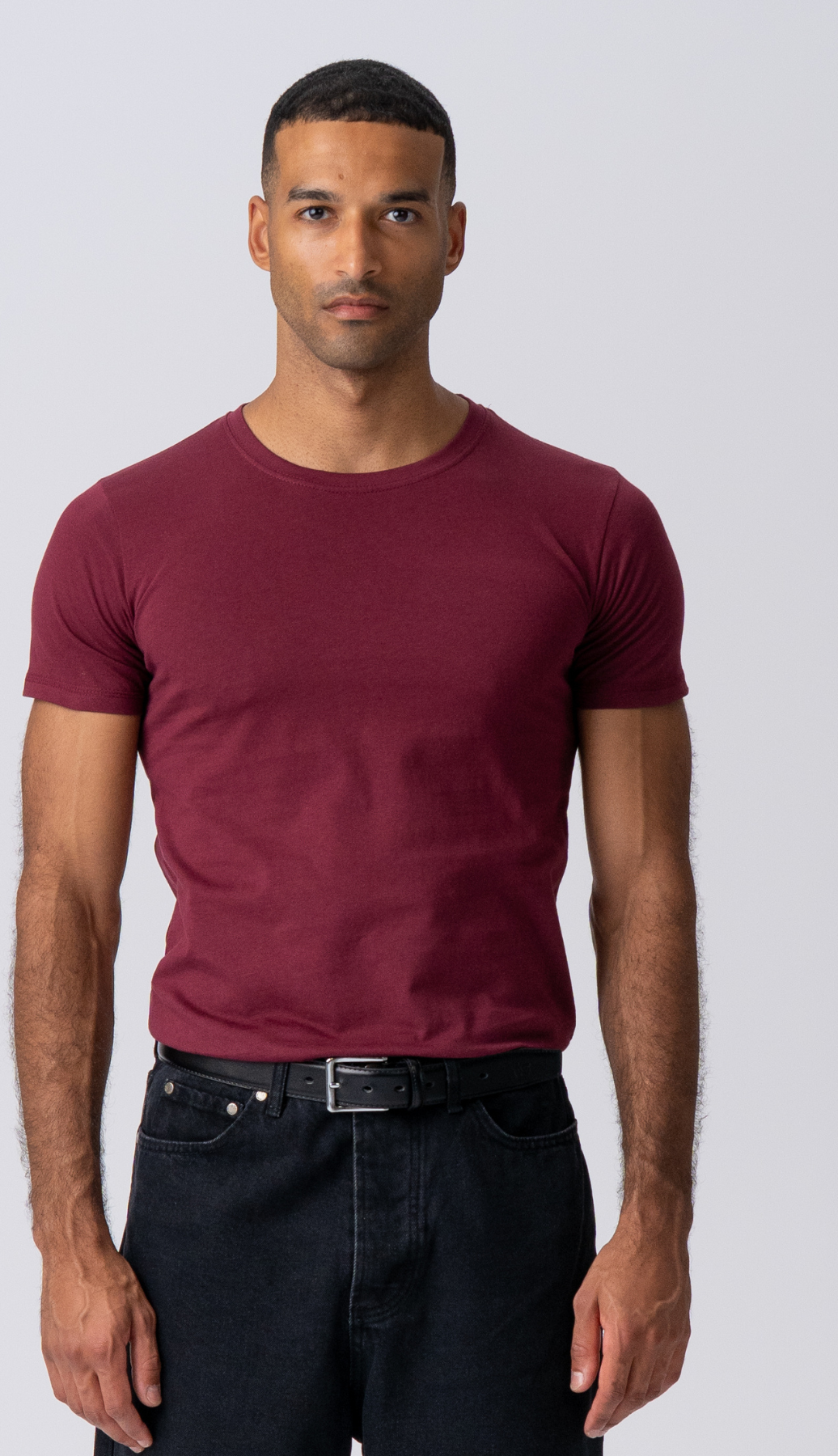 Muscle T-shirt - Burgunderrot