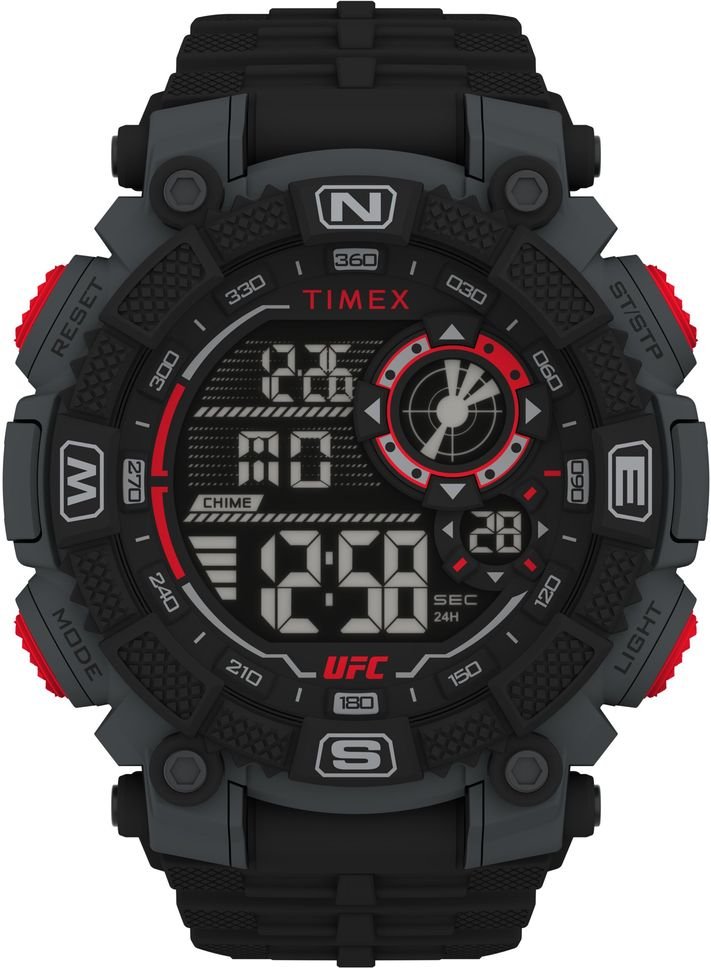 Timex Schwarze Gummisportuhr