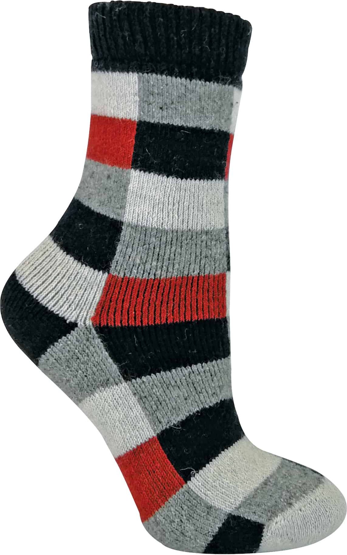 Sock Snob - Atmungsaktive Socken aus Wollmischung mit Karomuster