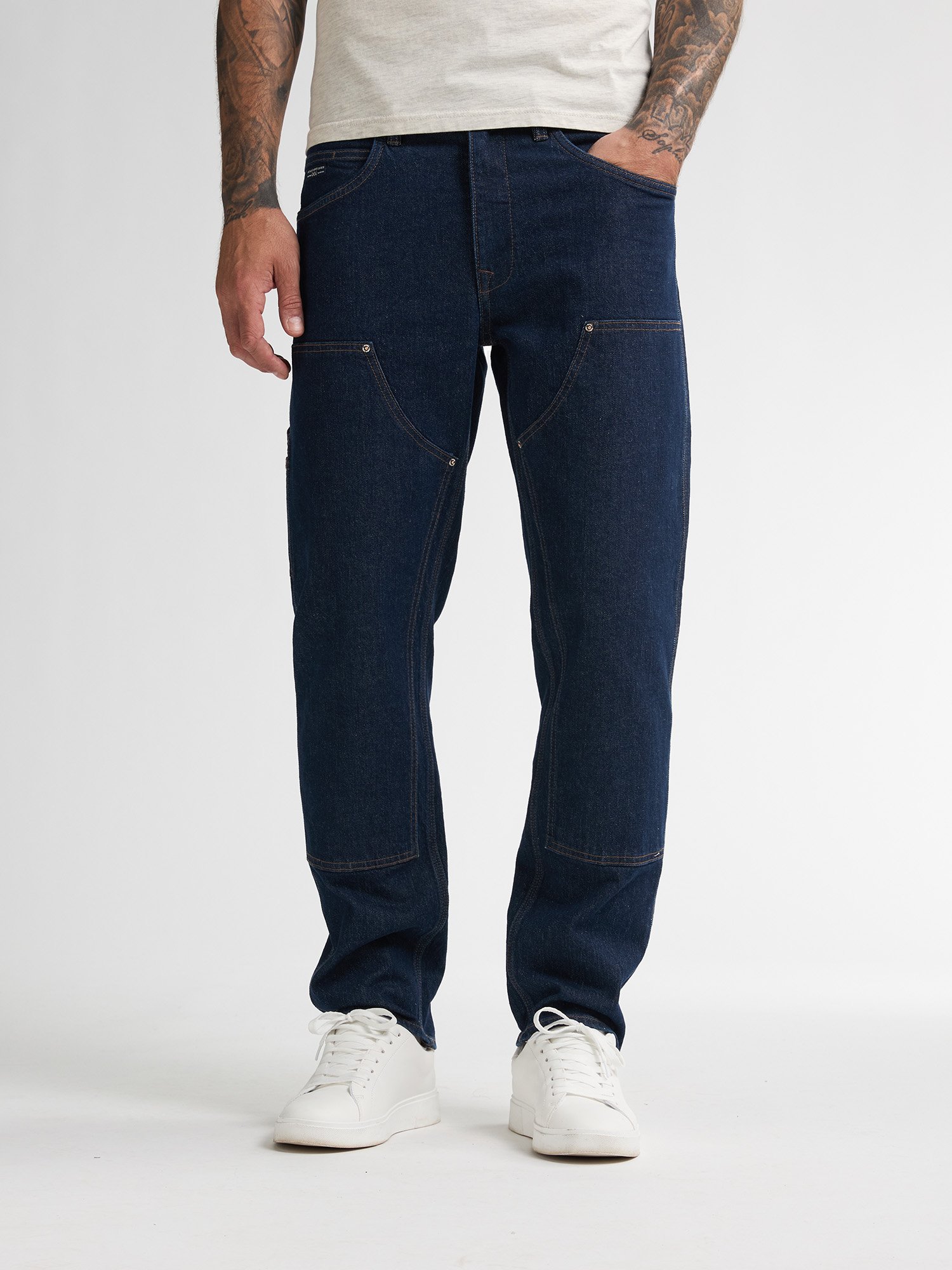 Petrol Industries - Utility Loose Fit Jeans Hiawatha Herren - Blau