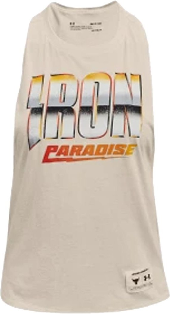 Thumbnail - Under Armor Project Rock Womens Iron Tanpop Top