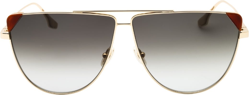 Victoria Beckham Goldene Sonnenbrille