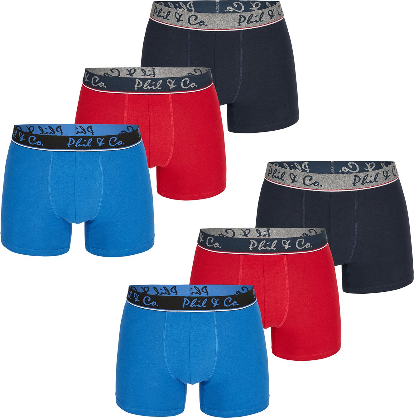 Thumbnail - Retro Boxer Jersey Core 6-Pack