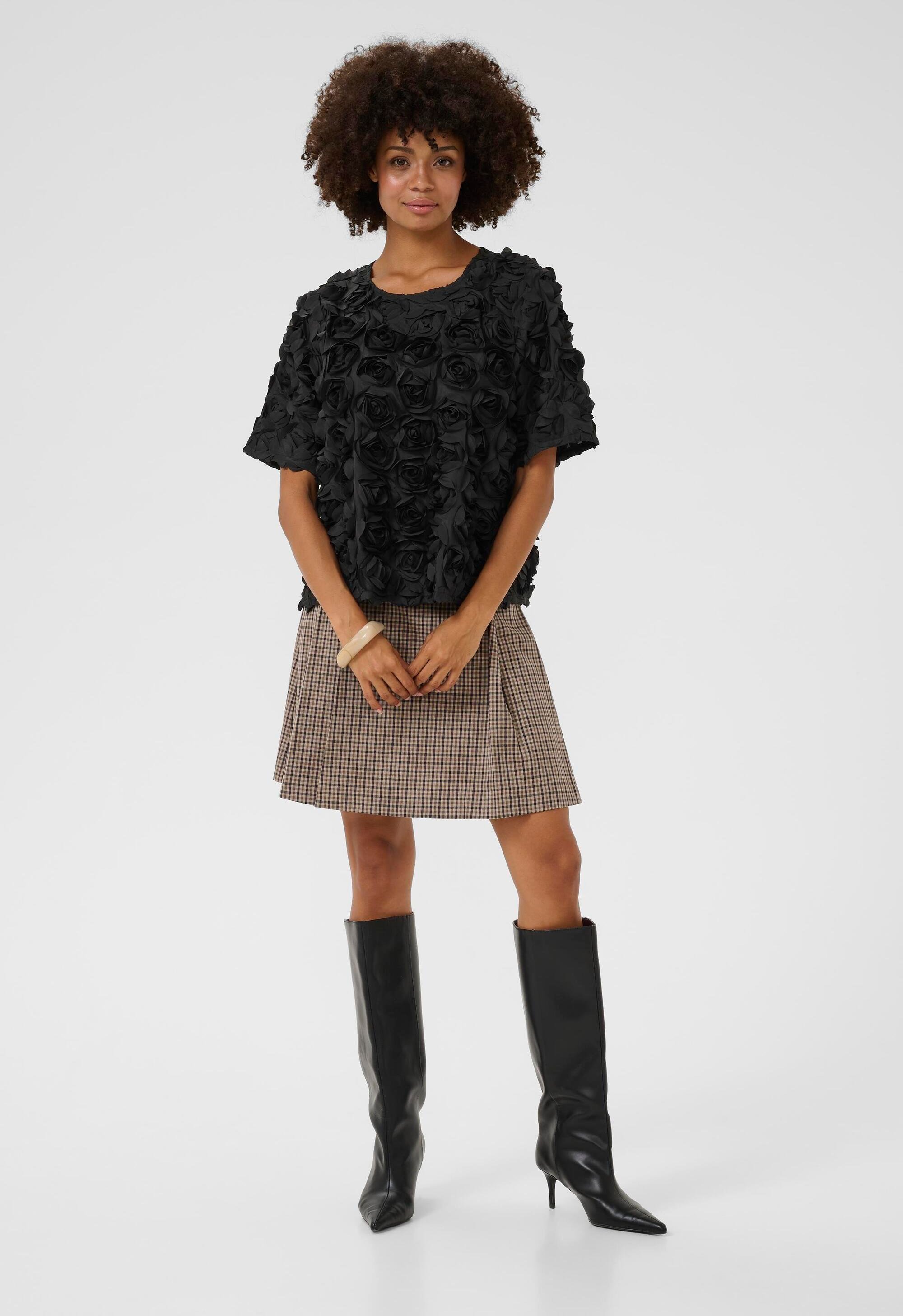 Kurzarm-Bluse CUcebrine Casual fit black