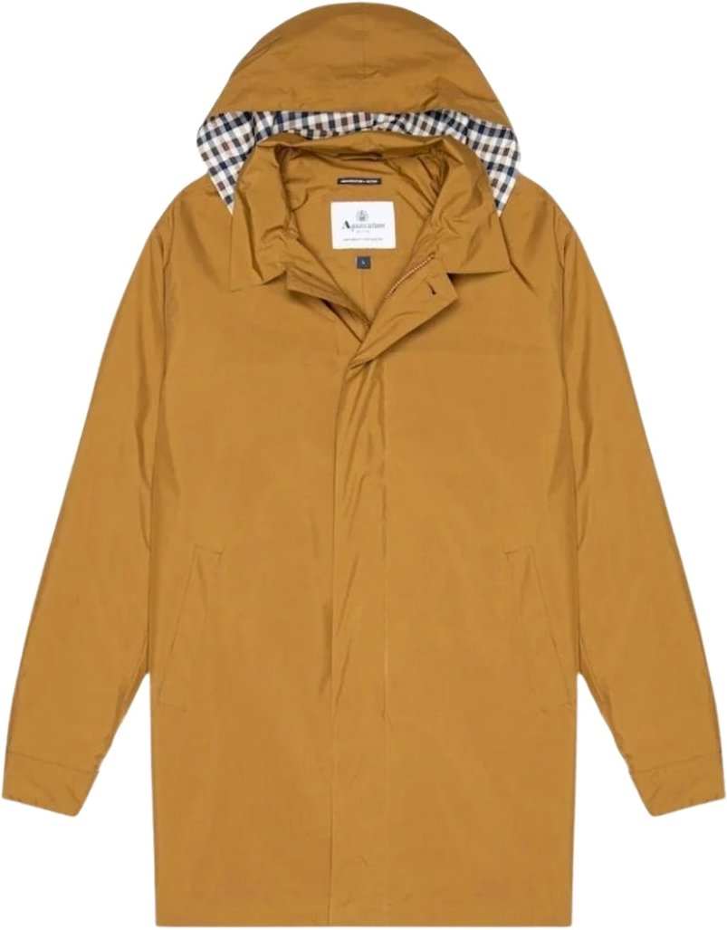 Aquascutum Active Packable Trench Jacke In Rostorange