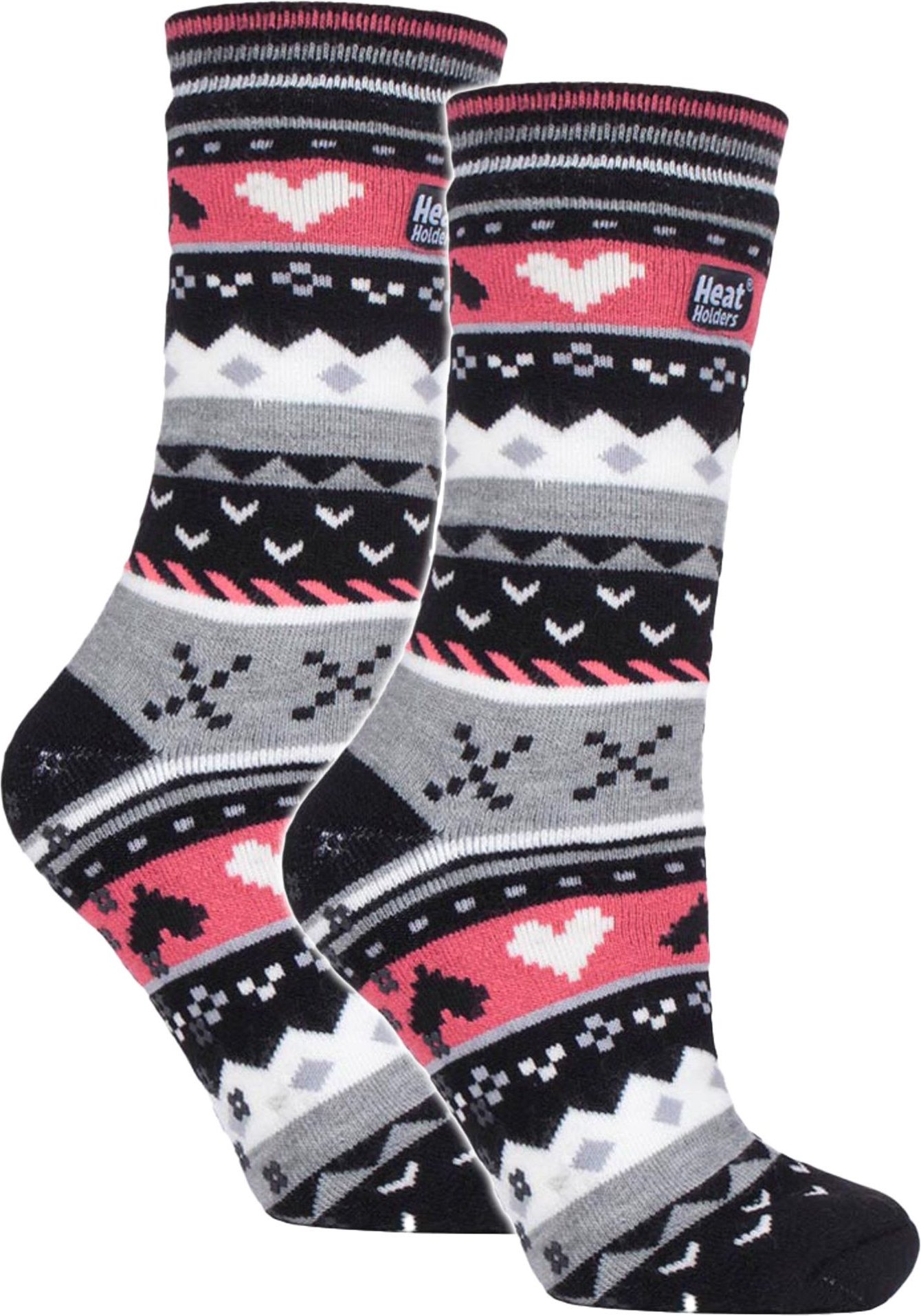 2 Paare Damen Soul Warming Socken mit Griffen