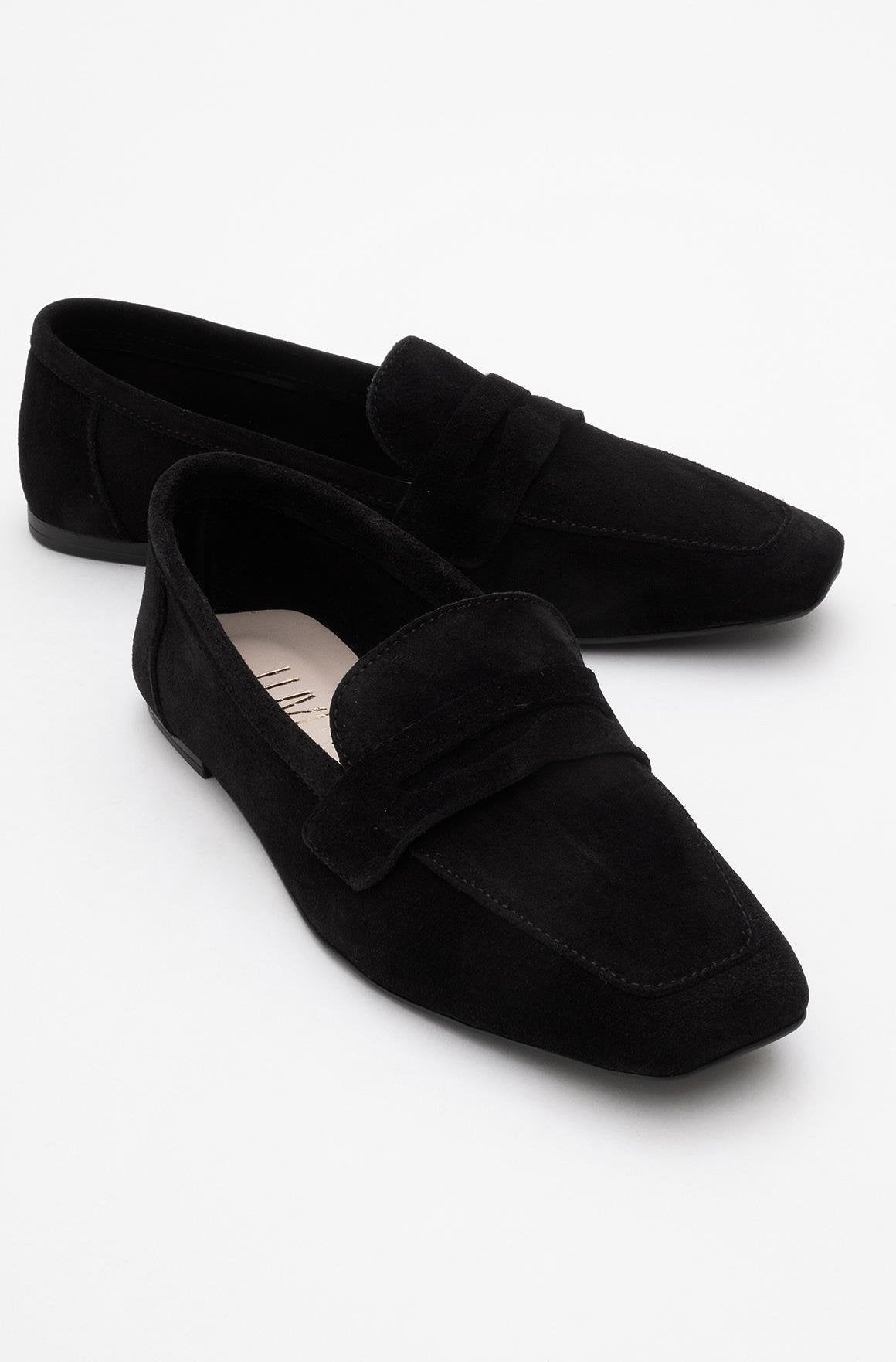 Morne Leder Loafer Damen