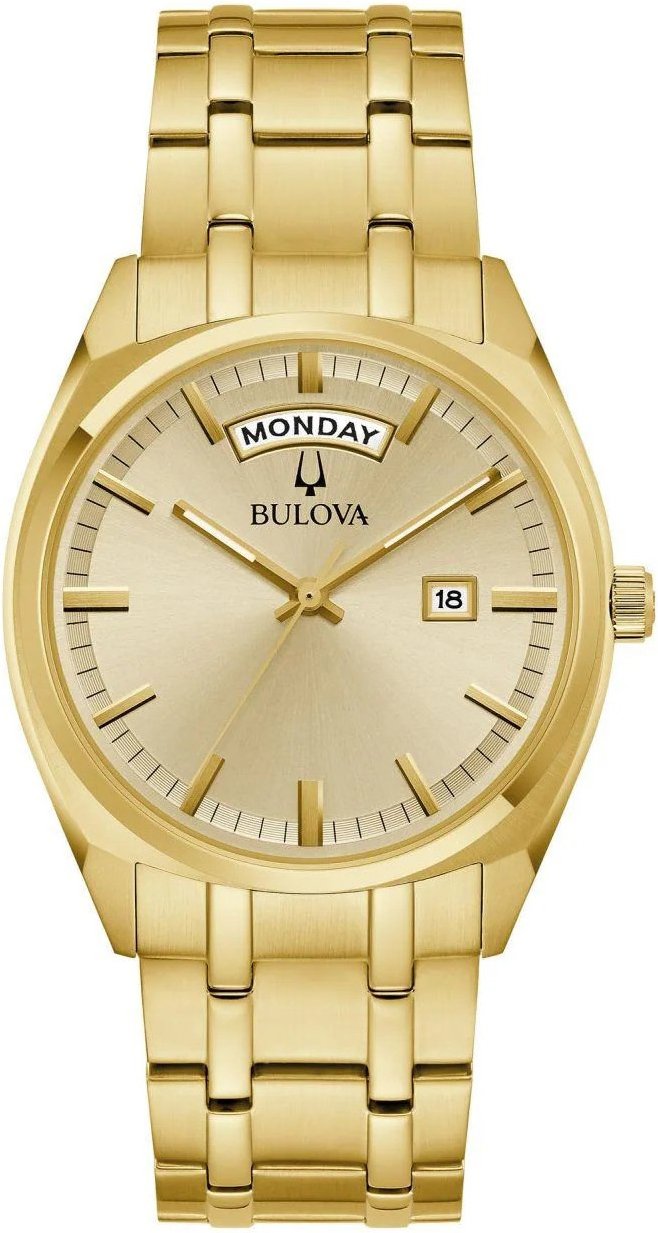 Bulova Surveyor Gold Herren Armbanduhr 97C115