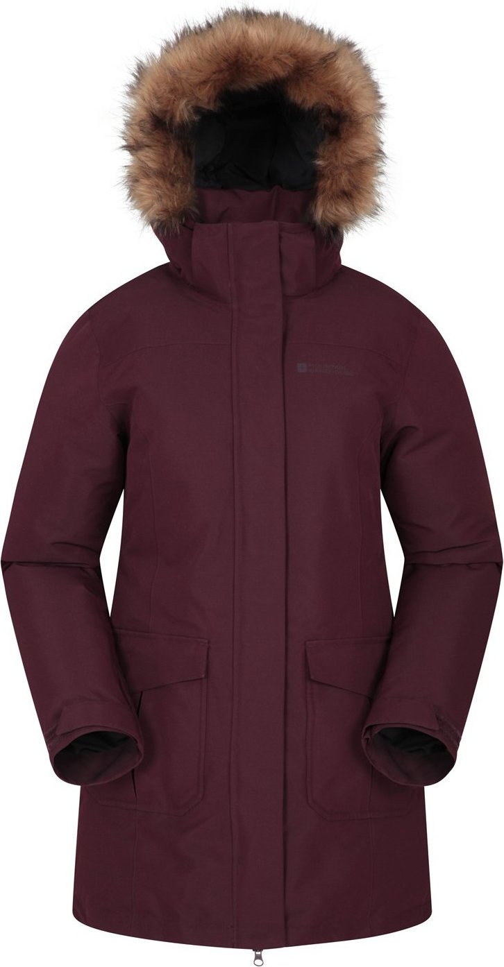 Mountain Warehouse - "Tarka II" Steppjacke für Damen (Burgunderrot)