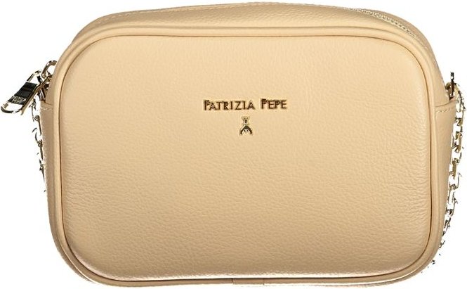 Patrizia Pepe Beiger Lederhandtasche