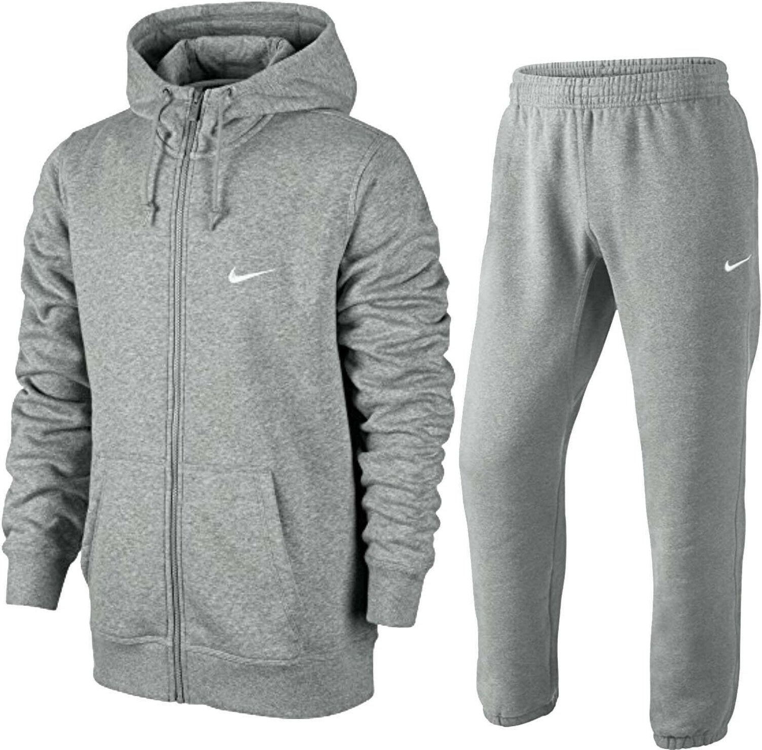 Ensemble de survêtement complet Nike Club Fleece pour homme Gris