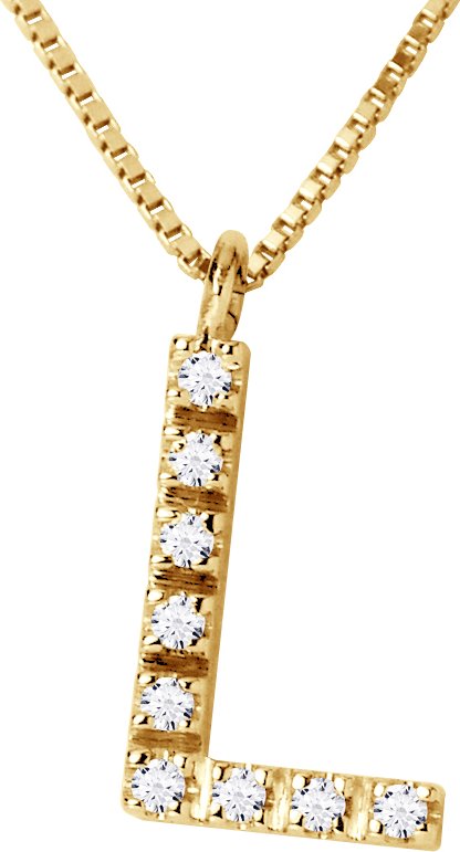 DIADEMA - Halskette mit Diamanten - L - Gelbgold