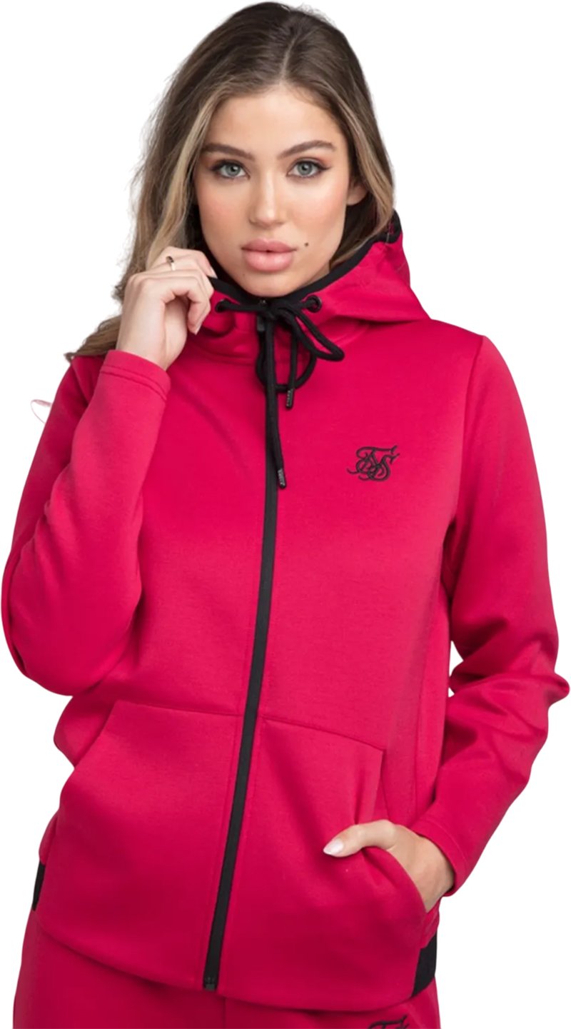 SikSilk - "Exhibit Athlete" Trainingsjacke für Damen (Pink)