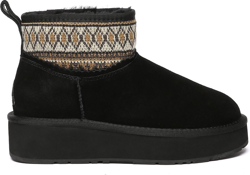 EVER AU Australien Damen Plover Gewebte Knöchel-Plattformstiefel