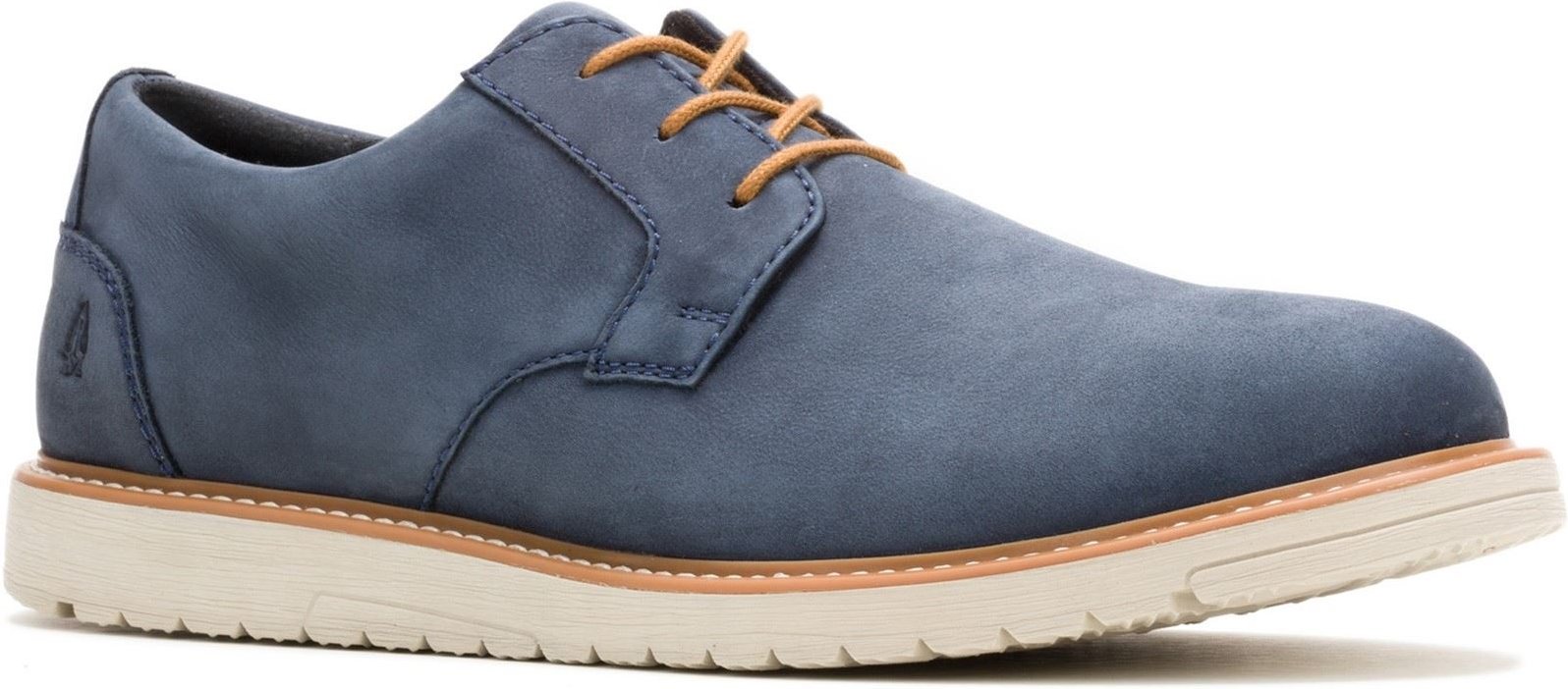 Hush Puppies Jenson Oxford Leder Herren Schnürschuhe in Marineblau
